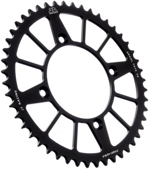 JT SPROCKETS REAR RACELITE ALU 48T BLACK, 520 JTA089148Z