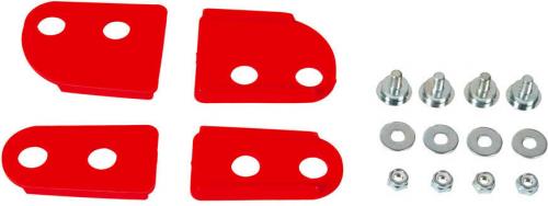 RTECH SPACERS SET FOR HEADLIGHTS RED