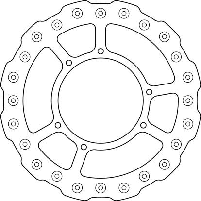 FERODO FMD0460MXR FIXED BRAKE DISC