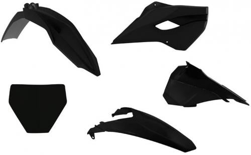 RTECH PLASTICS KIT 5 PCS HUSQVARNA BLACK 563220500