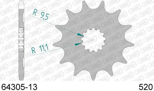 AFAM FRONT 13T, 520 AF16430513
