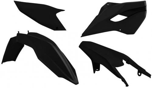 RTECH PLASTICS KIT 4 PCS HUSQVARNA BLACK 563220400