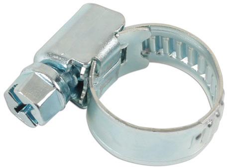 LASER TOOLS MILD STEEL HOSE CLIP 10-16MM X 9MM 5PC