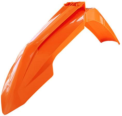 RTECH VENTED FRONT FENDER KTM ORANGE