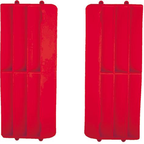 RTECH INNER RADIATOR LOUVERS (2 PCS) GASGAS RED