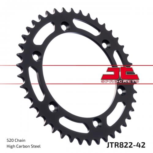 JT SPROCKETS REAR STEEL 42T, 520 JTR082242