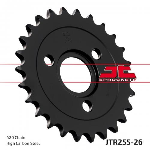 JT SPROCKETS REAR STEEL 26T, 420 JTR025526