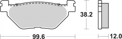 SBS 169MS BRAKE PADS SINTER