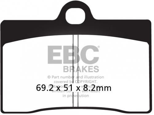 EBC EPFA95HH EBC EXTREME PRO HH DISC PADS