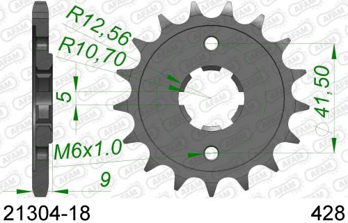AFAM FRONT 18T, 428 AF12130418