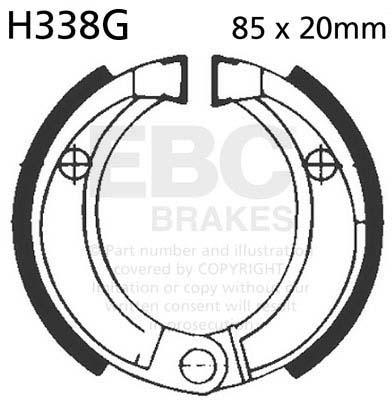 EBC H338G EBC BRAKE SHOES