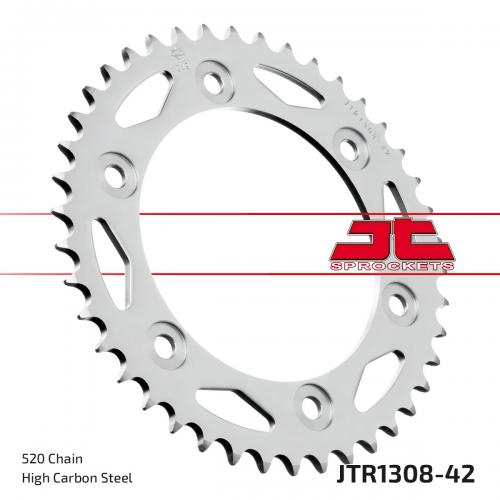 JT SPROCKETS REAR STEEL 42T, 520 JTR130842
