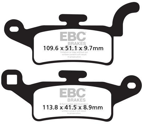 EBC SFA 492 EBC SCOOTER PADS