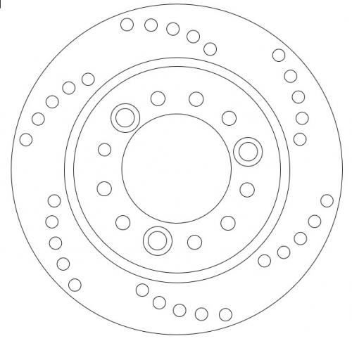 FERODO FMD0025R FIXED BRAKE DISC