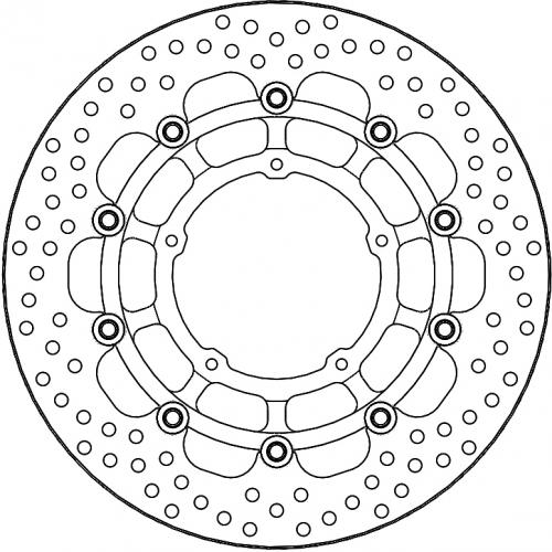 MOTO MASTER 113236, HALO FLOATING ALU DISC 310