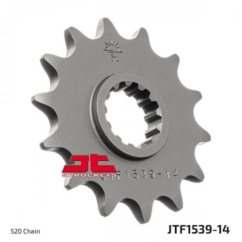 JT SPROCKETS FRONT STEEL 14T, 520 JTF153914