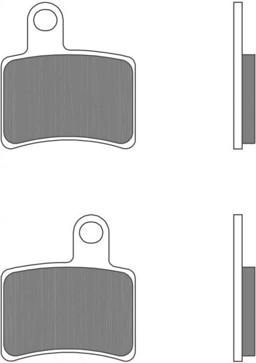 BREMBO 07GR24CC BRAKE PADS ORGANIC