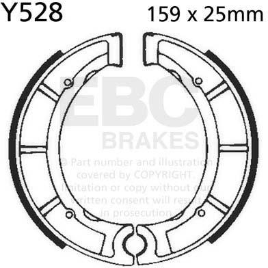 EBC Y528 EBC BRAKE SHOES