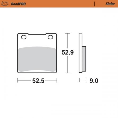 MOTO MASTER 401902, BRAKE PADS SINTER
