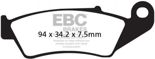 EBC EPFA185HH EBC EXTREME PRO HH DISC PADS