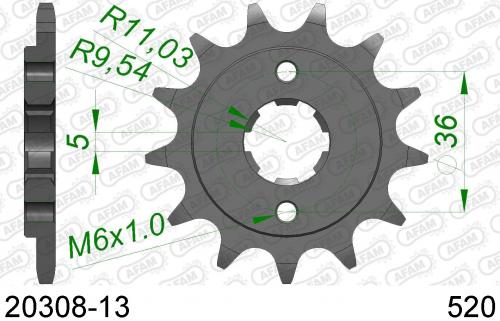 AFAM FRONT 13T, 520 AF12030813