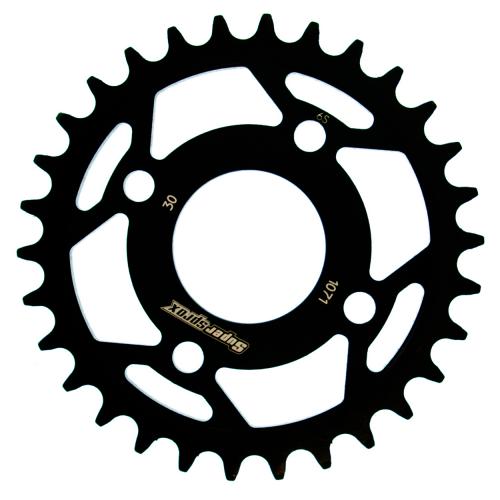 SUPERSPROX SUPERSPROX REAR STEEL 30T, BLACK SU4107130B