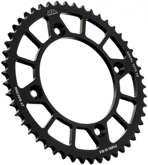 JT SPROCKETS REAR RACELITE ALU 50T BLACK, 428 JTA089550Z