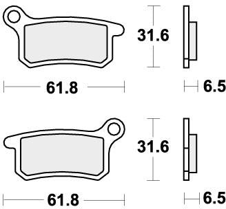 SBS 783SI BRAKE PADS SINTER