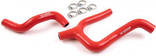 X-GRIP SILECONE RADIATOR HOSE, RED 0513XG2457