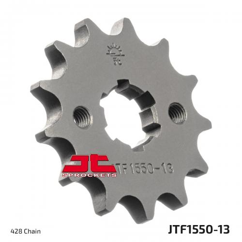 JT SPROCKETS FRONT STEEL 13T, 428 JTF155013