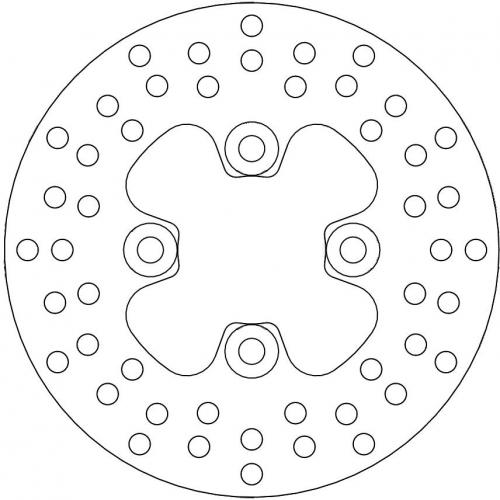 MOTO MASTER 110166, ROUND FIXED DISC 161
