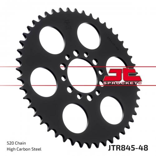 JT SPROCKETS REAR STEEL 48T, 520 JTR084548
