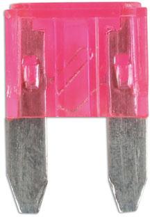 LASER TOOLS MINI BLADE FUSES 4A, PINK 25PC