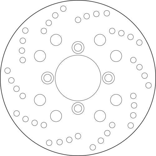 BREMBO BRAKE DISC, 68B40741