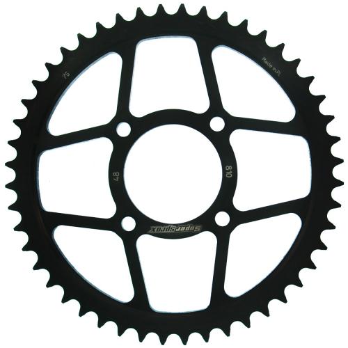 SUPERSPROX SUPERSPROX REAR STEEL 48T, BLACK, 428 SU481048B