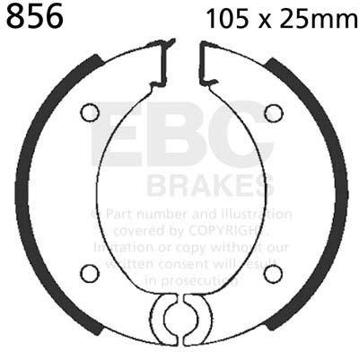 EBC 856 EBC BRAKE SHOES
