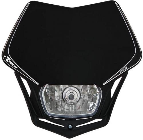 RTECH V-FACE HEADLIGHT BLACK 562845045