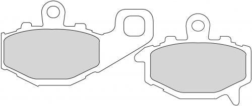 FERODO FDB2012P BRAKE PADS ORGANIC