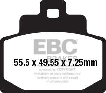 EBC SFA 681 EBC SCOOTER PADS