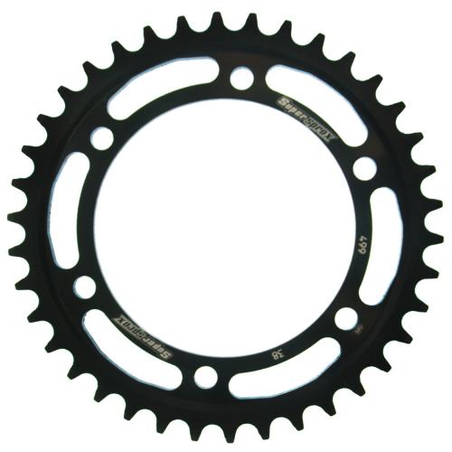 SUPERSPROX SUPERSPROX REAR STEEL 38T, BLACK, 530 SU449938B
