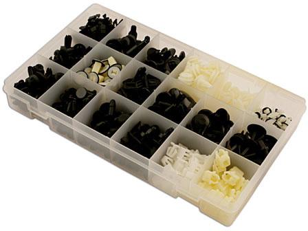 LASER TOOLS HONDA ASSORTED TRIM CLIPS 418PC