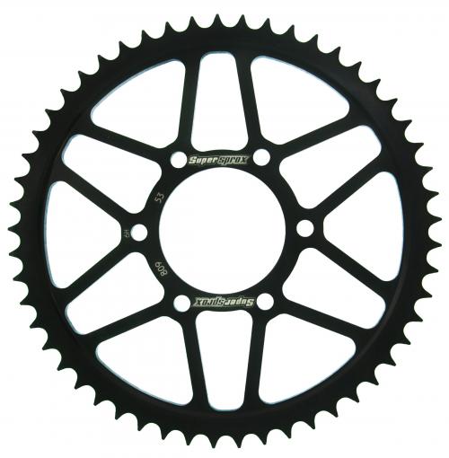 SUPERSPROX SUPERSPROX REAR STEEL 53T, BLACK SU480953B