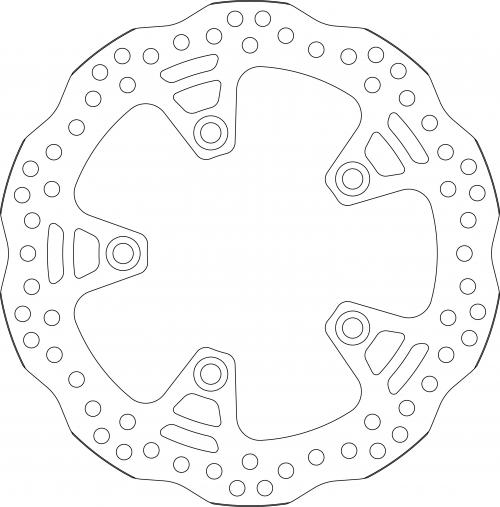 SBS UPGRADE BRAKE DISC 6180