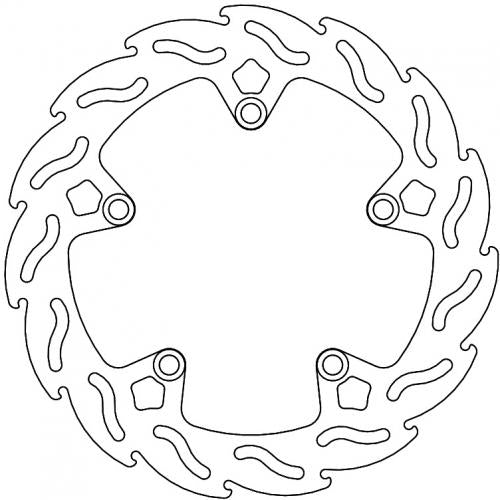 MOTO MASTER 110874, FLAME FIXED DISC