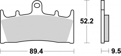 BREMBO 07SU19SR BRAKE PADS SINTER SPORT