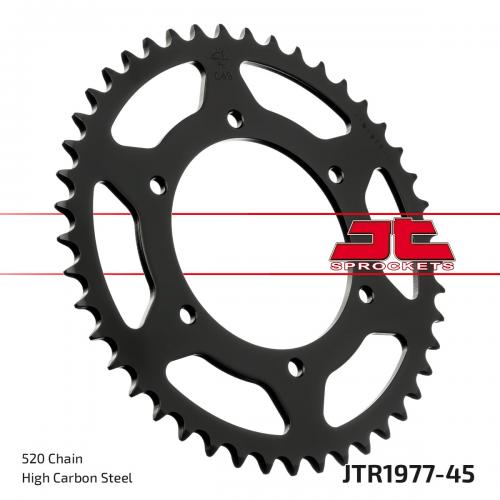JT SPROCKETS REAR STEEL 45T, 520 JTR197745