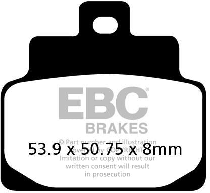 EBC SFA 301 EBC SCOOTER PADS