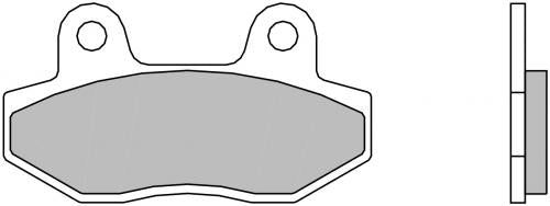 BREMBO 07080CC BRAKE PADS ORGANIC
