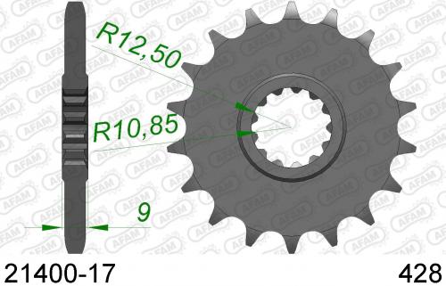 AFAM FRONT 17T, 428 AF12140017