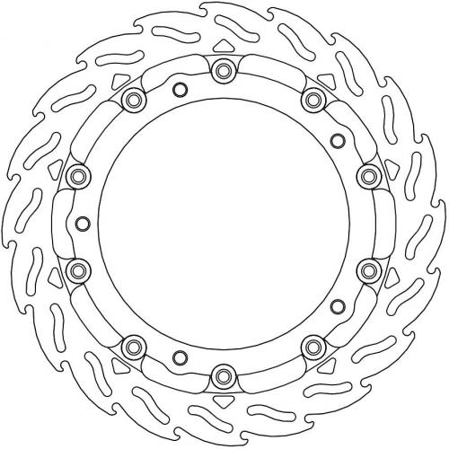 MOTO MASTER 113077, FLAME 5,5MM RACING SERIES